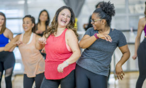 Friends Dancing Together